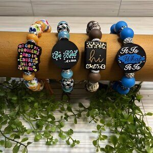 Funny Beaded Wristlet Keychains | Sass + Style | Gifts for Her